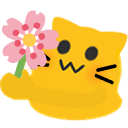 :blob_cat_flower: